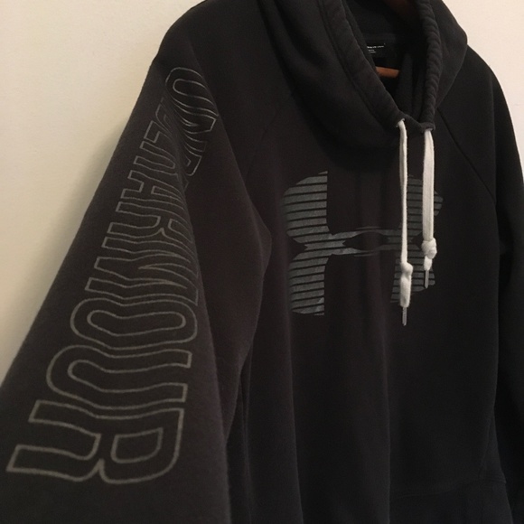 Under Armour Tops - Under Armour Loose Fleece Metallic Logo Hoodie
